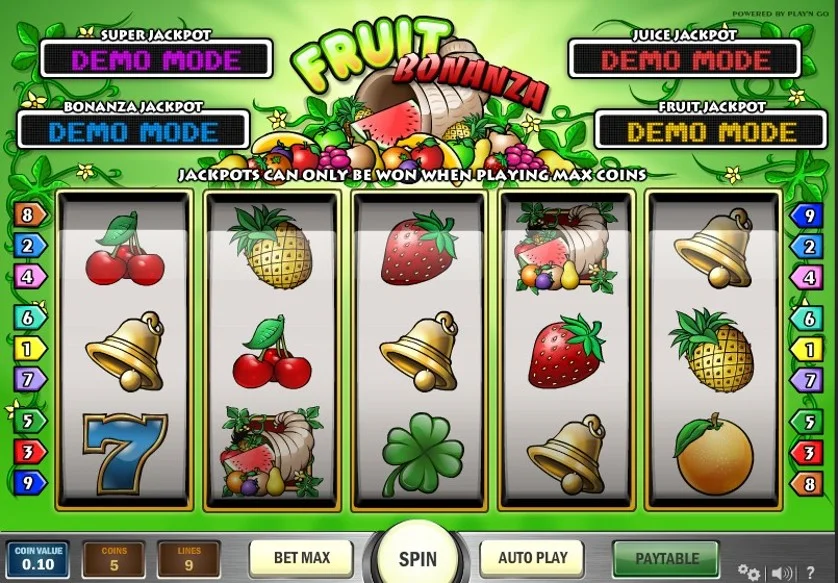Fruit Bonanza Free Slots